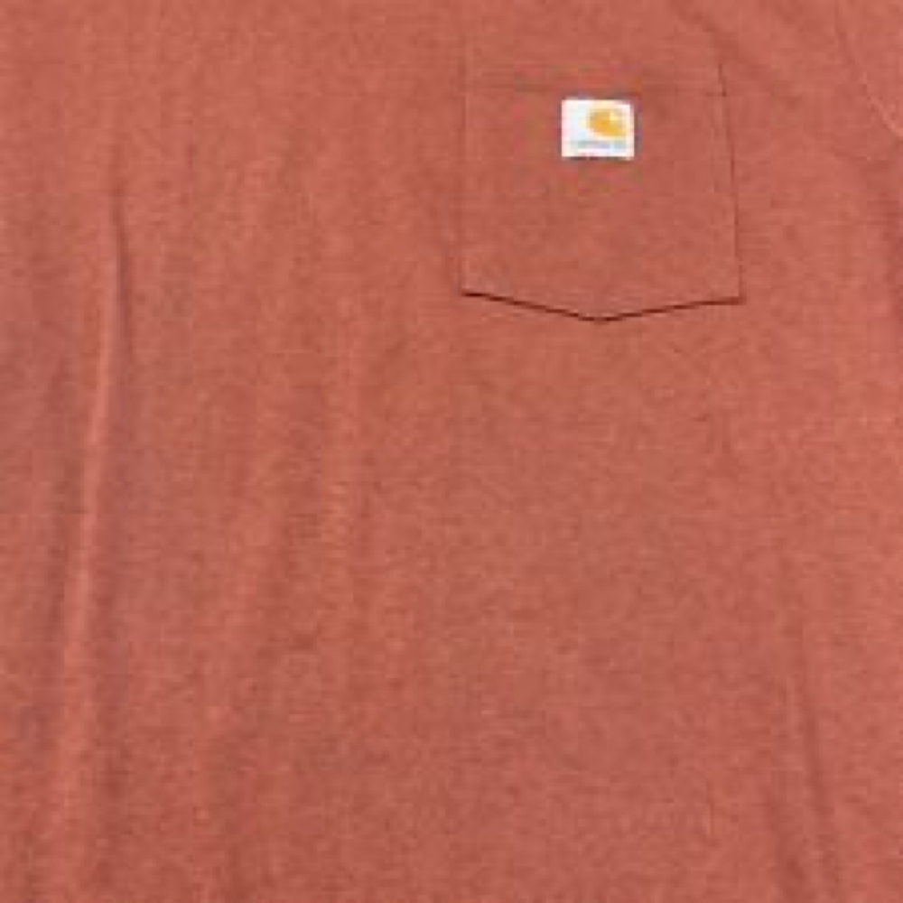 Carhartt Long Sleeve Pocket Maroon T-Shirt Sz 2XL - Picture 3 of 4